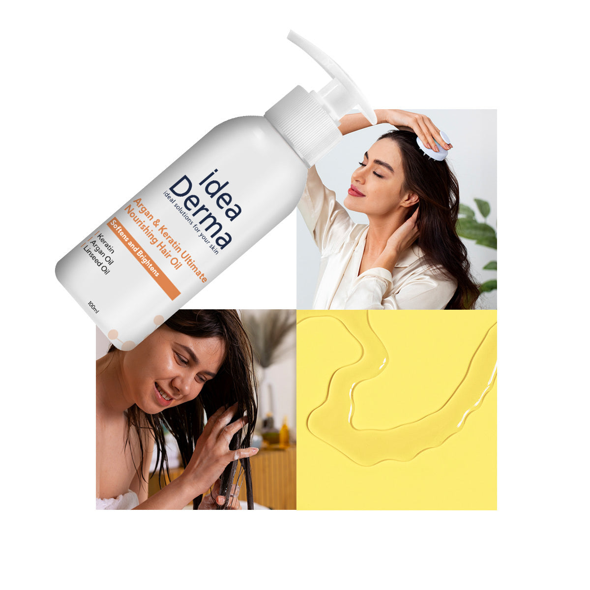 Idea Derma Argan & Keratin Nourishing Hair Oil 100 ml