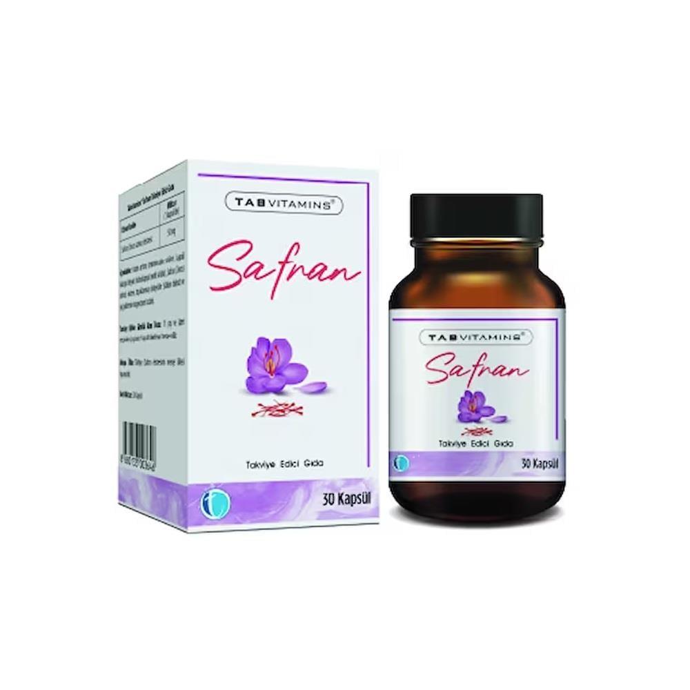 Tabvitamins Saffron 50 mg Mood Support Capsules 30 Count