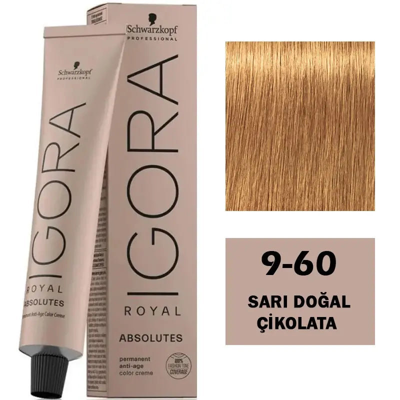 Igora Royal Absolutes Anti-Age Hair Color 9-60 Blonde 60ml
