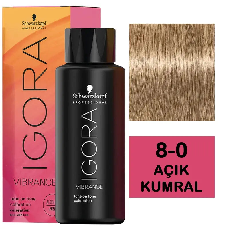 Igora Vibrance Demi-Permanent Hair Color 8-0 Light Blonde 60ml