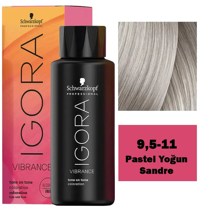Igora Vibrance Tone On Tone Hair Color 9.5-11 Pastel Intense 60ml