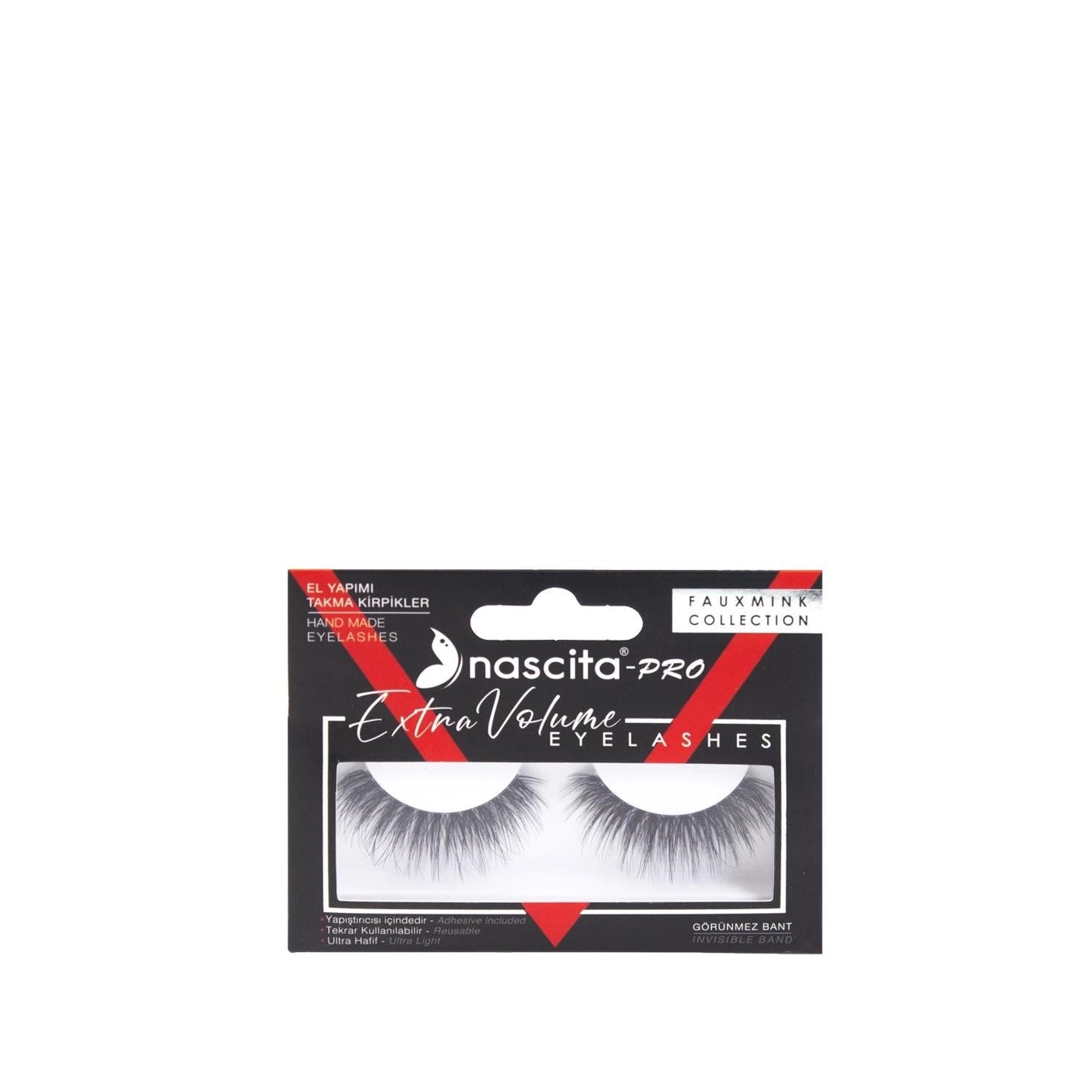 Nascita Pro Fauxmink Extra Volume False Eyelashes for Fuller, Dramatic Eyes