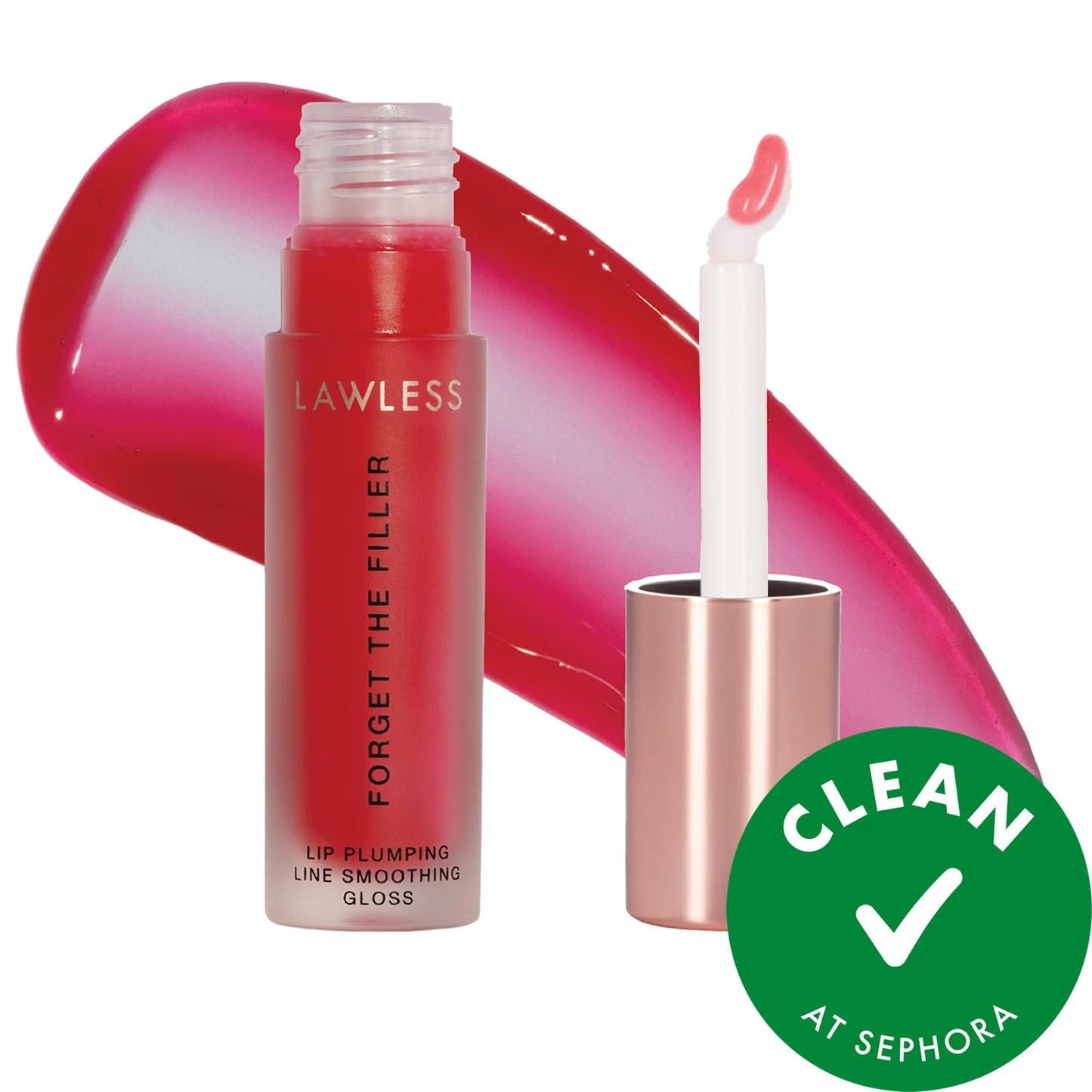 Forget The Filler Lip Plumper: Hydrating & Smoothing Lip Gloss for Fuller, Vegan, Cruelty-Free Lips with MAXI-LIPª