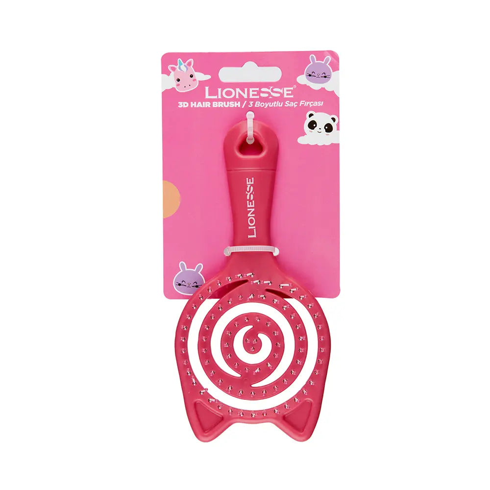Lionesse 3D Kids Hair Brush 6472 for Gentle Detangling
