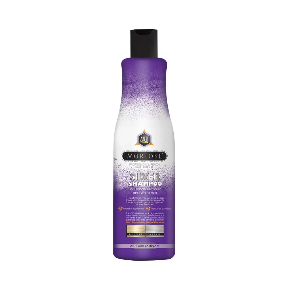 Morfose Silver Shampoo for Blonde & Gray Hair 500 ml