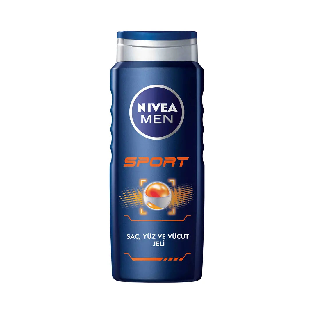 Nivea Men Sport Shower Gel & Shampoo for Body & Hair 500ml