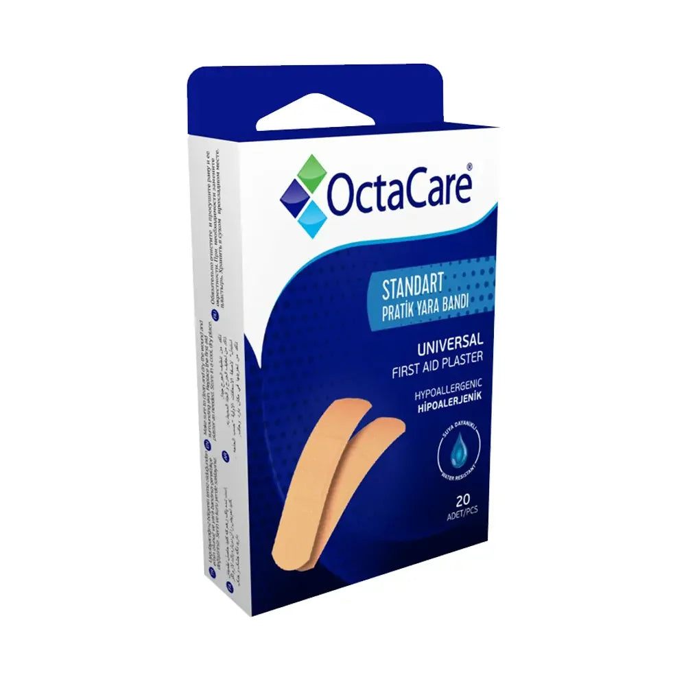 Octacare Standard Adhesive Bandages for Breathable Protection, 20 Pack