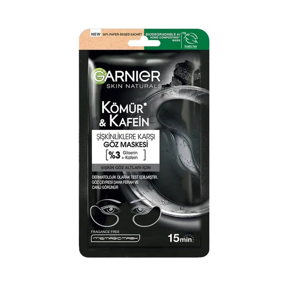 Garnier Charcoal & Caffeine Depuffing Eye Mask 5g