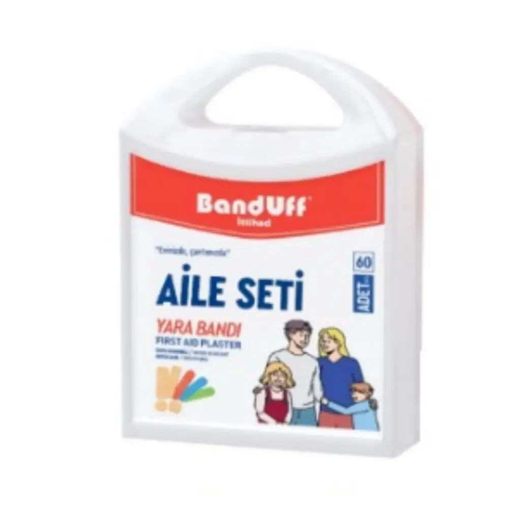 Banduff Family Adhesive Bandages Set for Daily Protection 60 ct