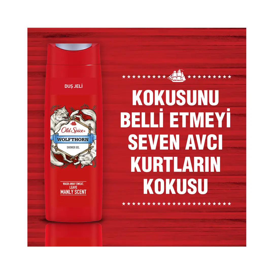 Old Spice Wolfthorn Shower Gel & Shampoo 400ml