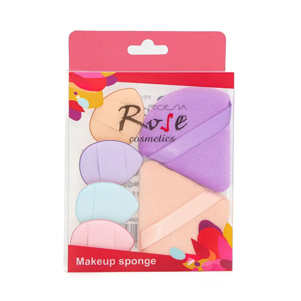 Rose 6-Piece Makeup Sponge Set for Flawless Blending
