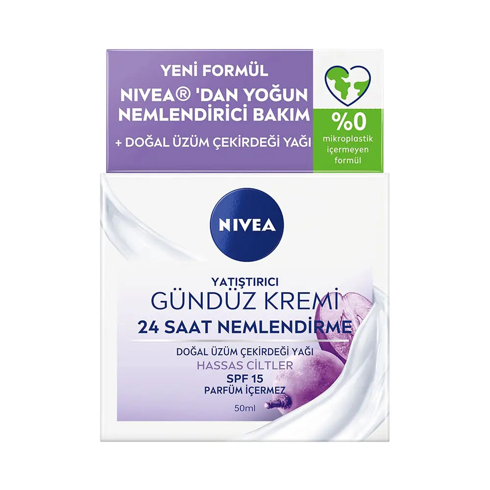 Nivea Soothing & Moisturizing Day Cream with Grape Seed Oil 50ml
