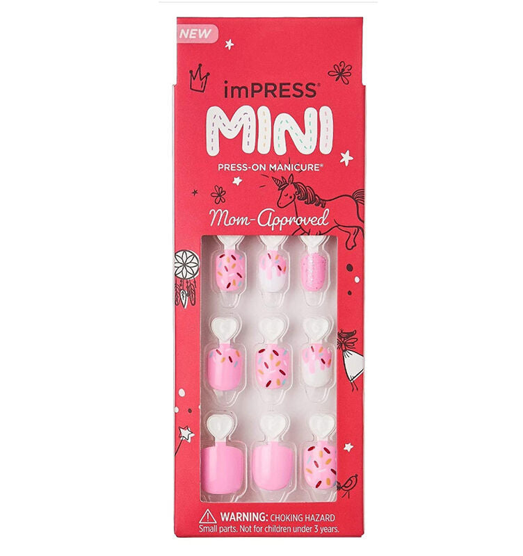ImPress Mini Press-On Nails Easy Application Set 20 Count