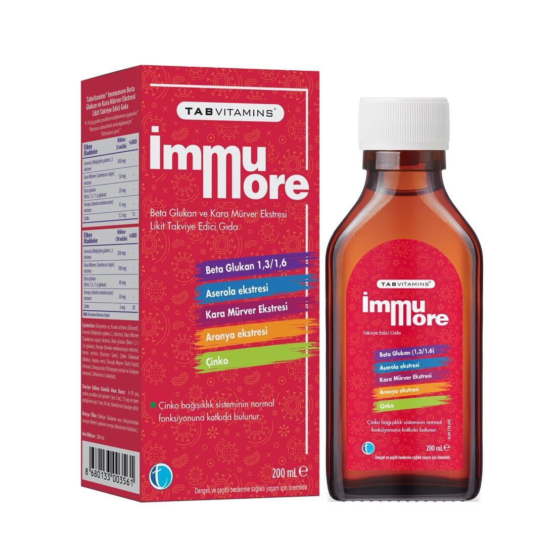 Tabvitamins Immumore Liquid Nutritional Supplement 200 ml