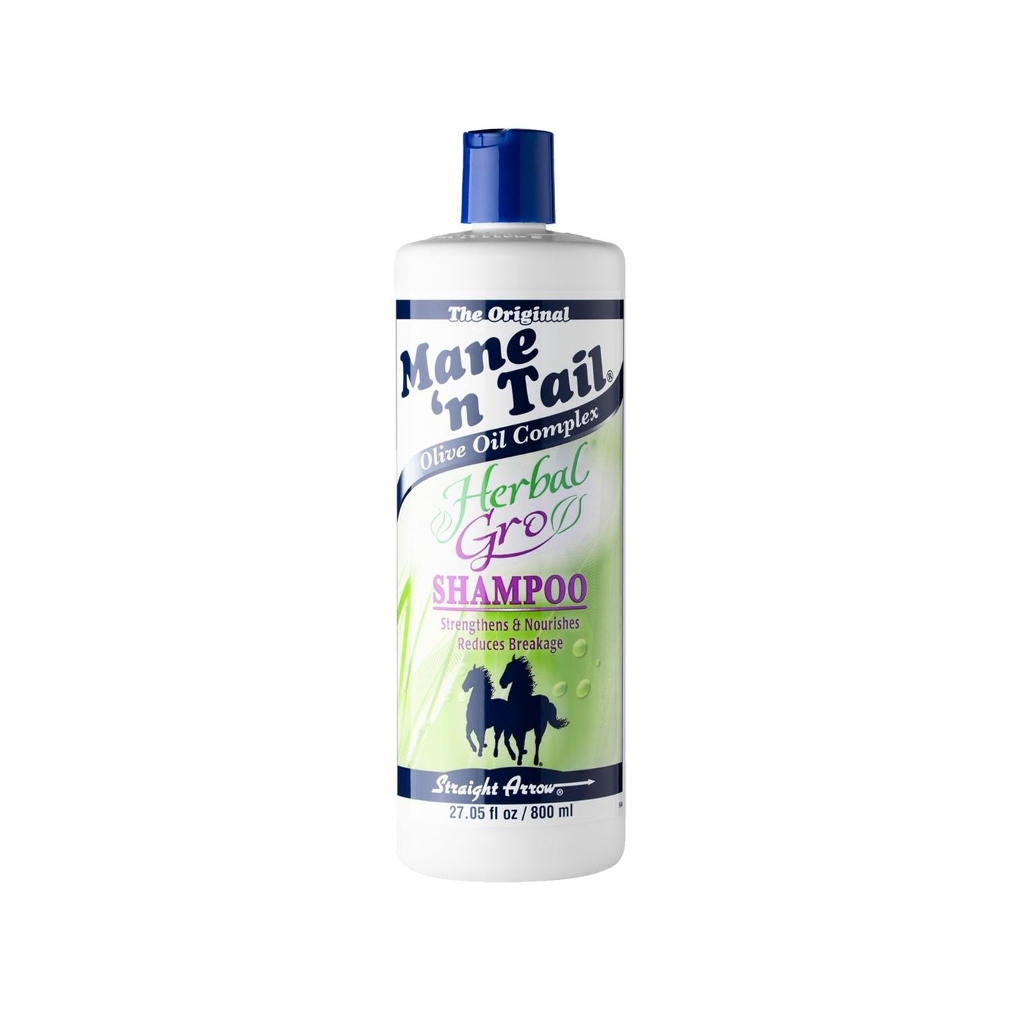 Mane 'n Tail Herbal-Gro Anti-Breakage Shampoo: Strengthens Hair & Promotes Growth with Plant Extracts - 800 ml