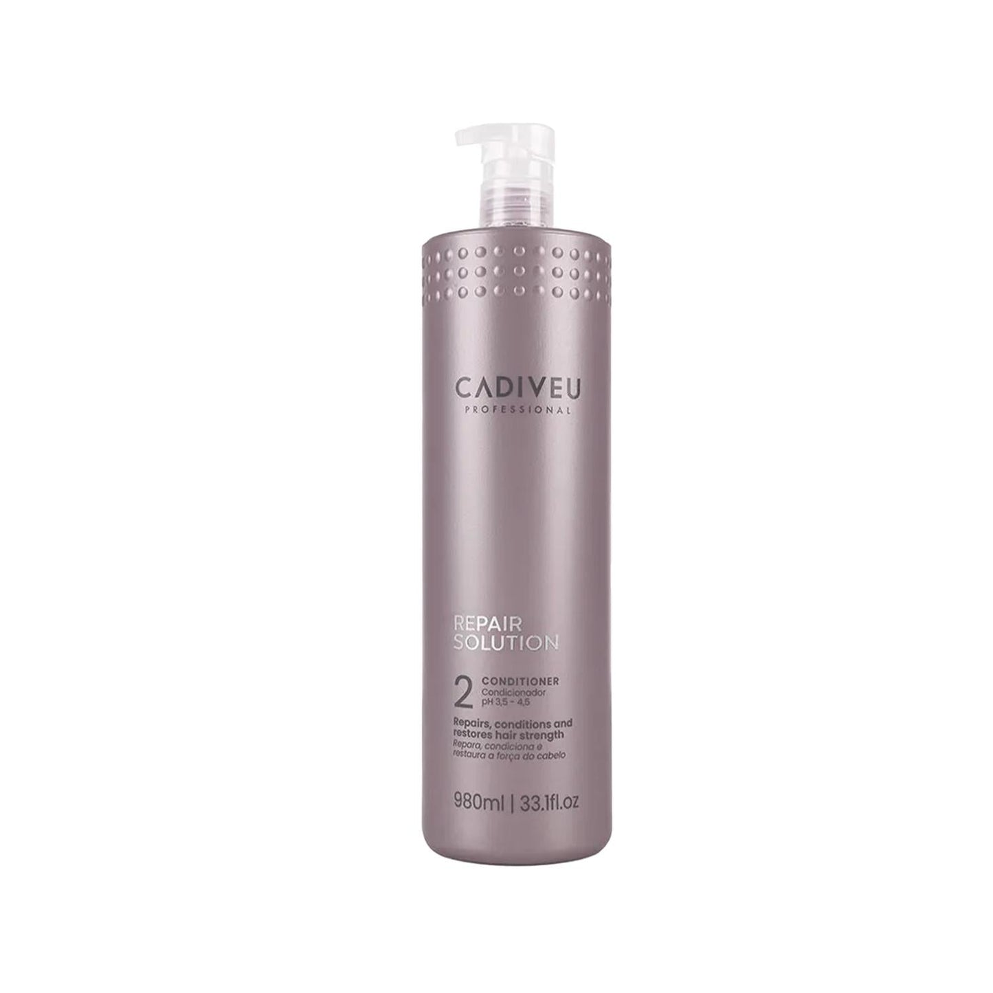 Cadiveu Repair Solution Hair Care Cream - 980ml Nourishing & Repairing Treatment for Damaged Dry Hair