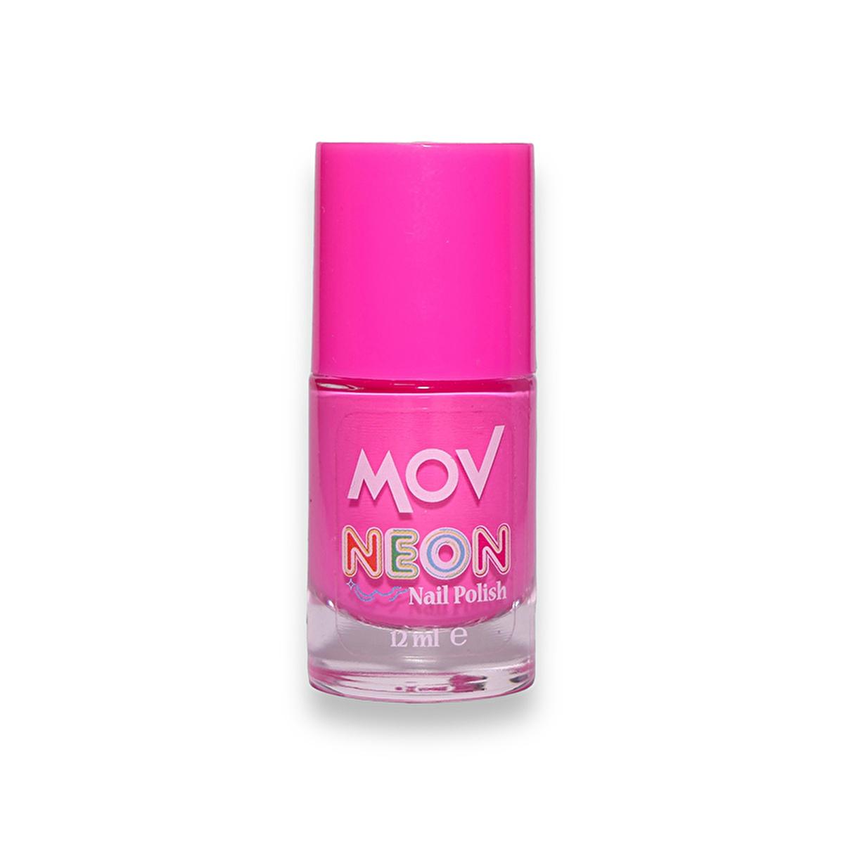 Mov Neon Nail Polish No:07 Pink - Vibrant, Long-Lasting Neon Nail Color