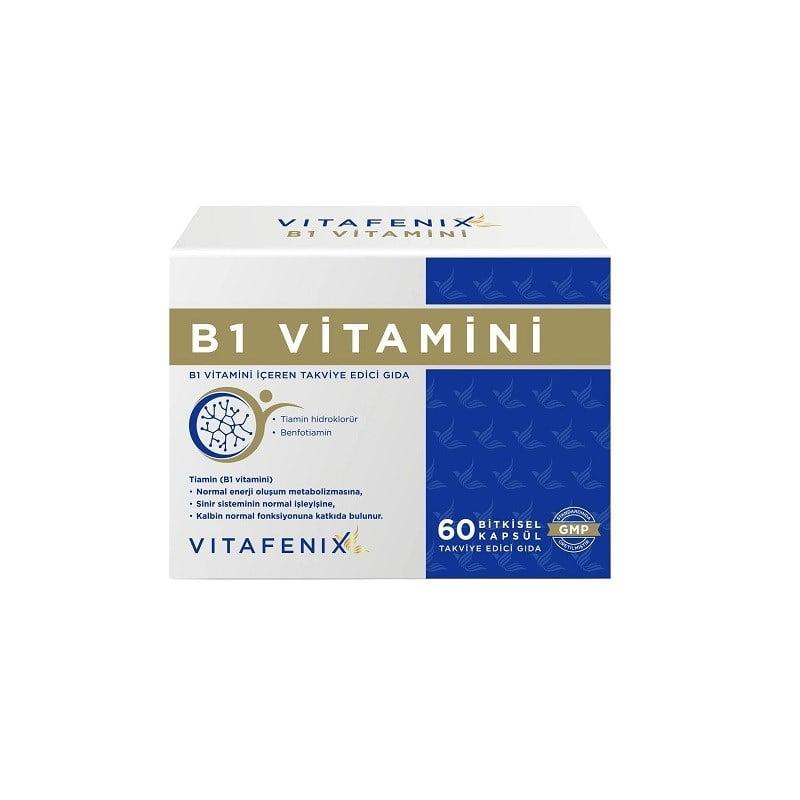 Vitafenix Vitamin B1 Daily Energy Support Supplement 60 Capsules