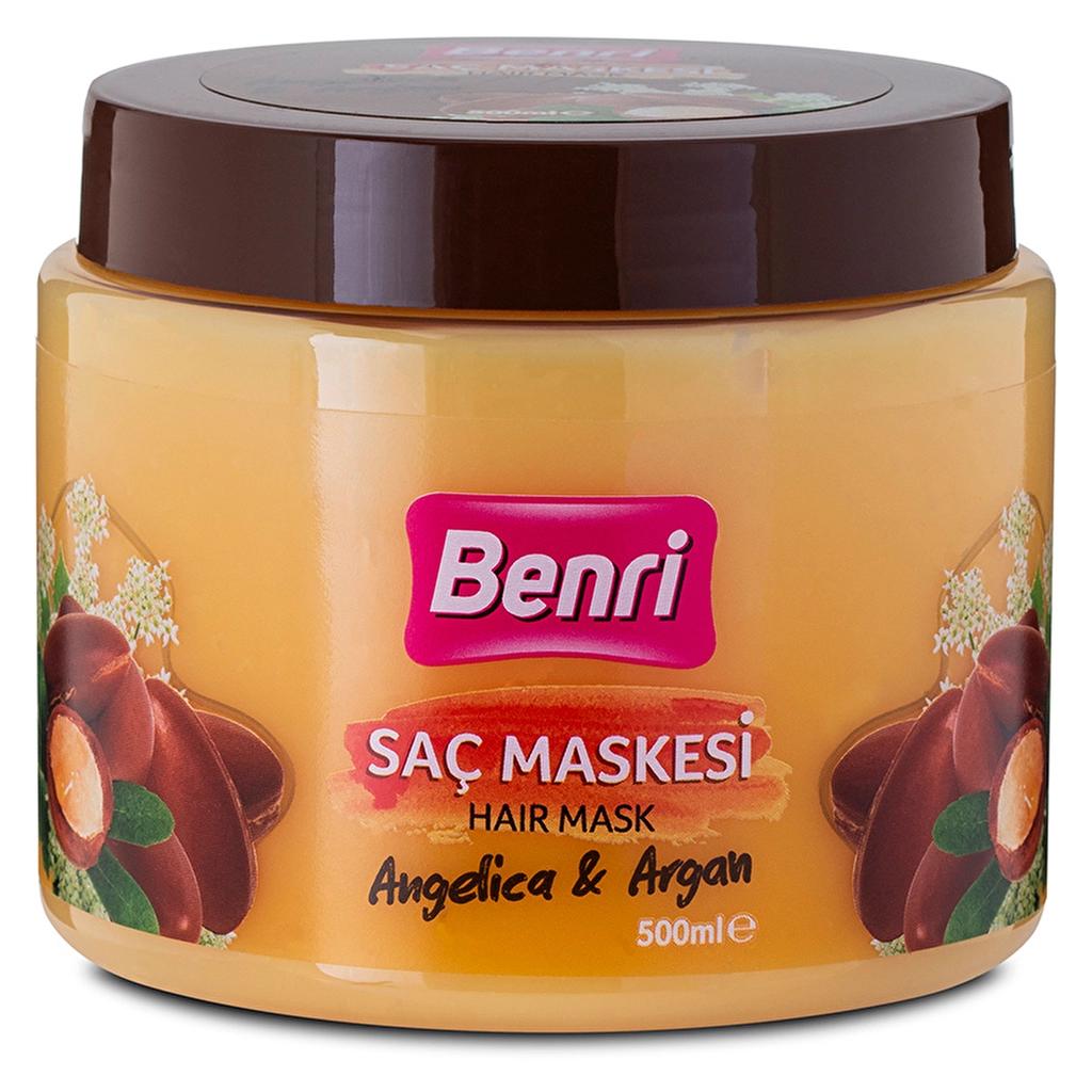 Benri Angelica & Argan Hair Mask for Deep Nourishment 500 ml