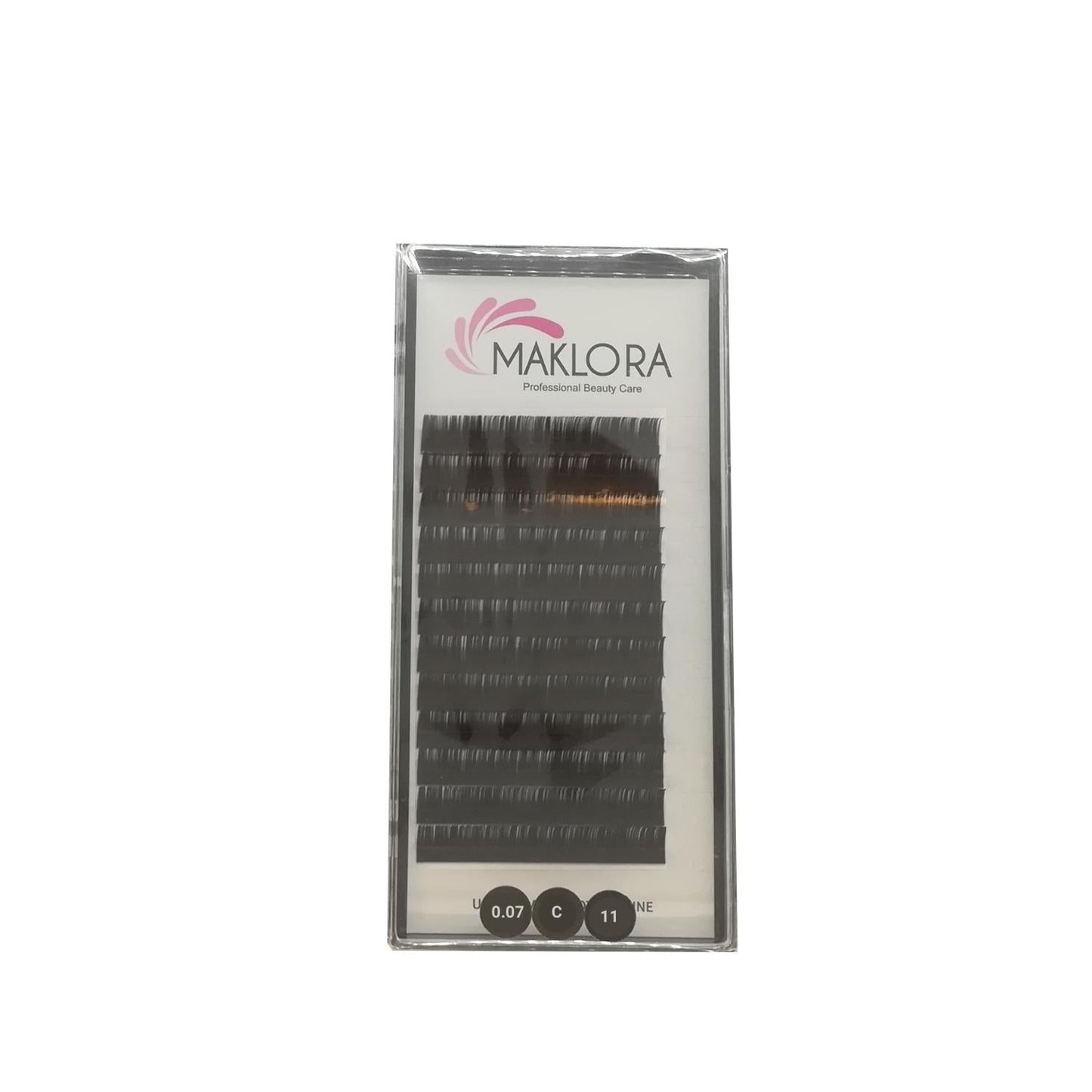 Sachane False Eyelashes Volume C Curl Silk Eyelash Extensions 0.07 Thickness 11mm Length
