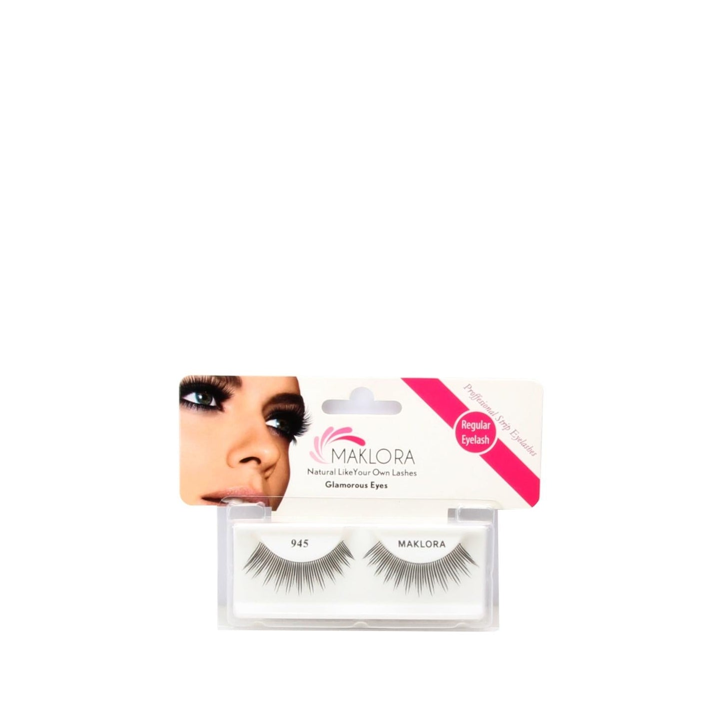 Maklora False Eyelashes - Whole Lash Extension 945 for Dramatic Beauty Enhancement