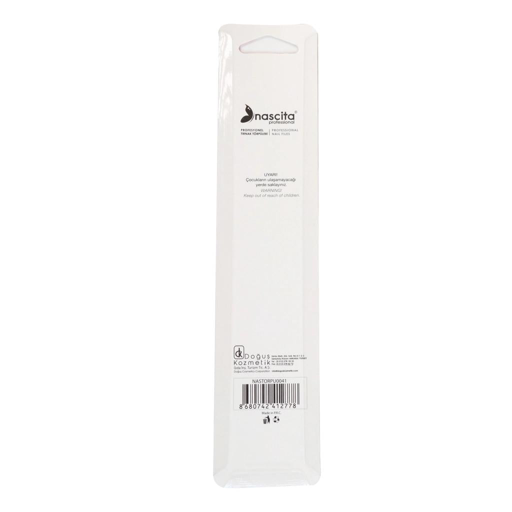 Nascita Orange Steel Nail File for Shaping & Smoothing
