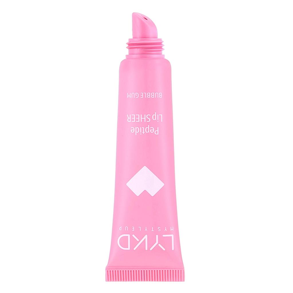 LYKD Peptide Lip Sheer Lip Gloss 505 Bubble Gum for Plump Lips