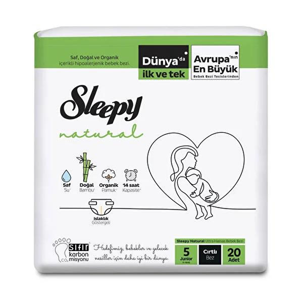 Sleepy Baby - Eco-Friendly Bamboo Diapers, Size 2, Jumbo Pack of 42