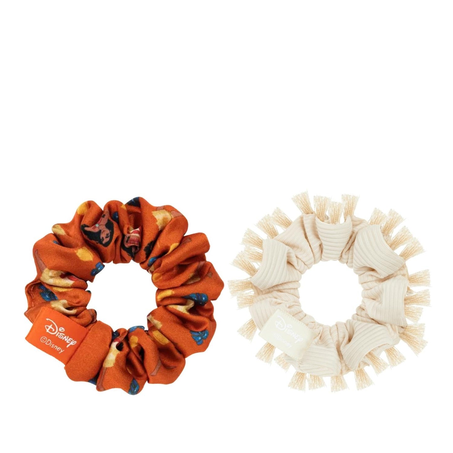 Invisibobble Kids Sprunchie Disney Moana 2-Pack Hair Accessories for Children - Gentle Hair Ties with Moana Design