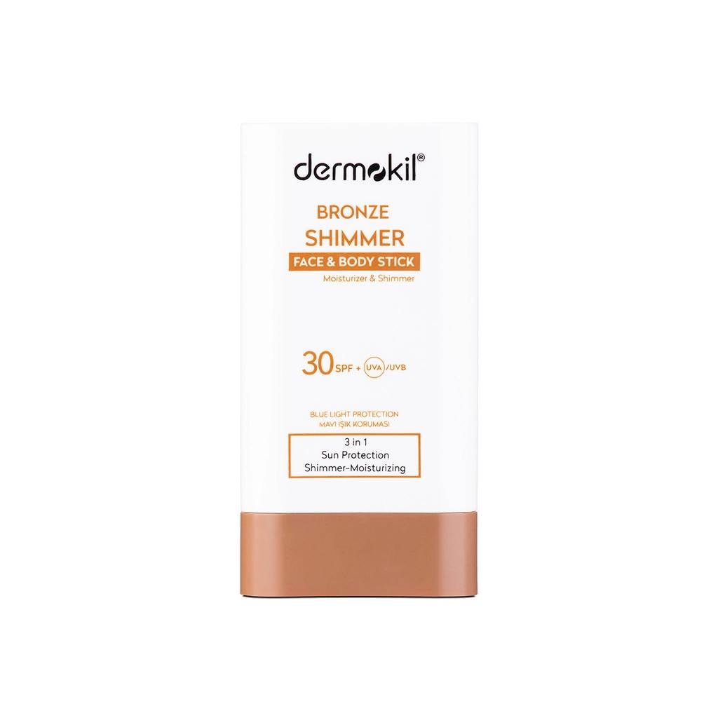 Dermokil Bronz Shimmer SPF30 Face & Body Stick Cream 20g