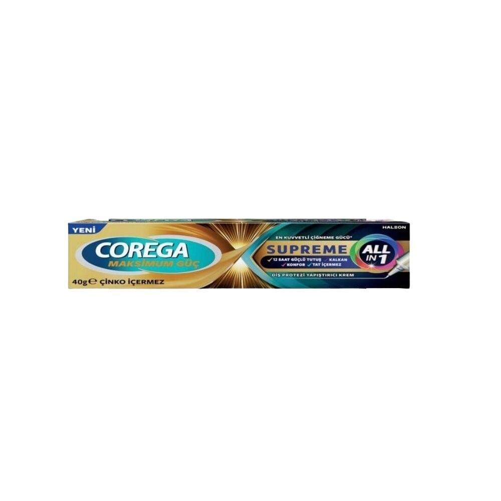 Corega Supreme Denture Adhesive Cream for Strong Hold 40g