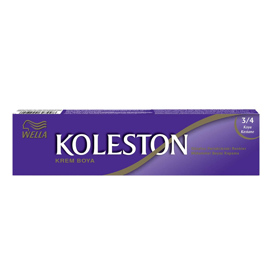 Koleston Tube Hair Color 34 Dark Chestnut Rich Shine 1 Count