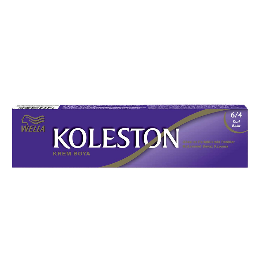 Koleston Permanent Hair Color Cream 6/4 Copper Red