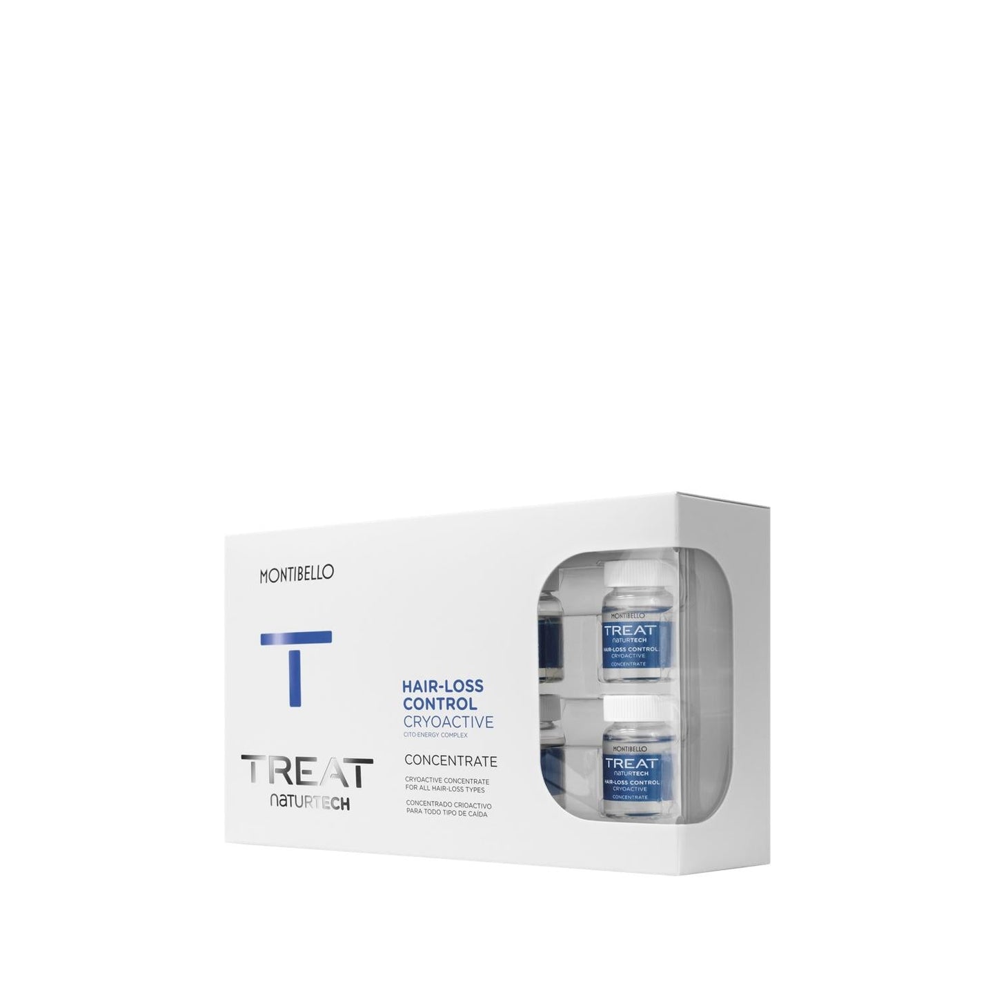 Montibello Naturtech Hair Loss Treatment - Intensive Care for Thicker Hair, 10x7ml