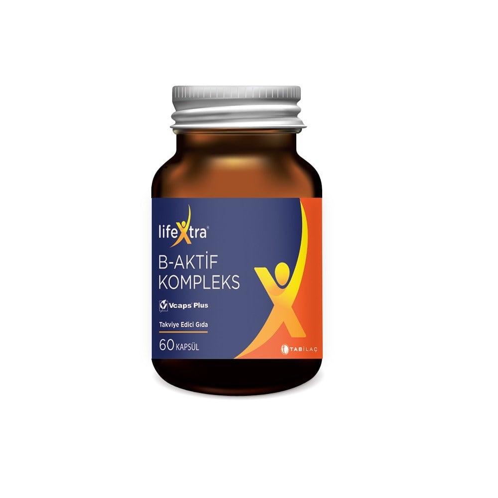 LifeXtra B-Aktif Kompleks Vitamin B Complex 60 Capsules