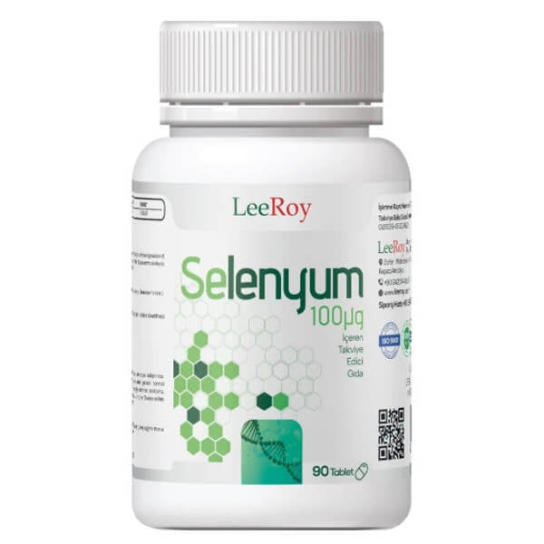 Leeroy Selenium Dietary Supplement for Wellness 90 Tablets