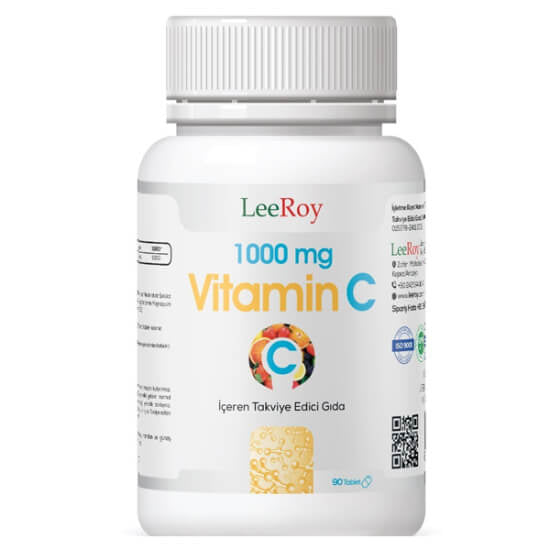 Leeroy Vitamin C 1000 mg Daily Supplement - 90 Tablets