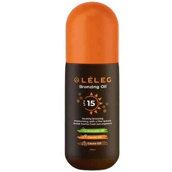 Leleg Bronzing Oil SPF15 Sun Protection & Glow 135 ml