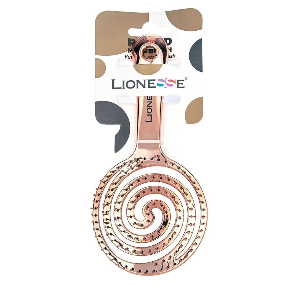 Lionesse Maze 8592 Rose Round Hair Brush for Volume