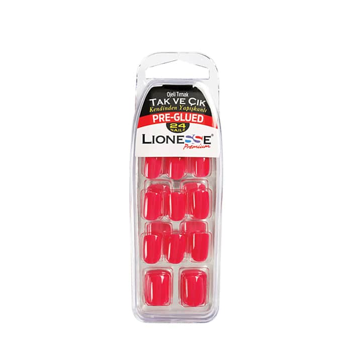 Lionesse False Nails 4407 Elegant Natural Look Set