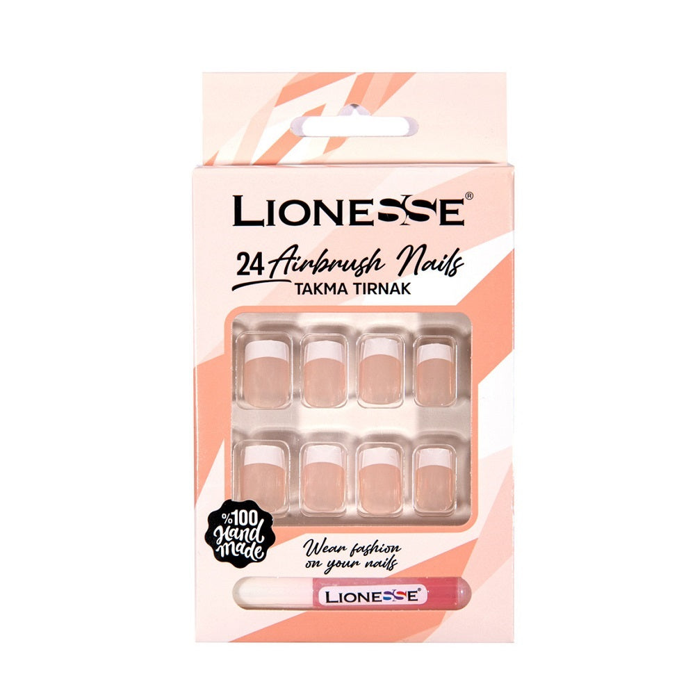 Lionesse French Press-On Nails for Instant Elegant Manicure