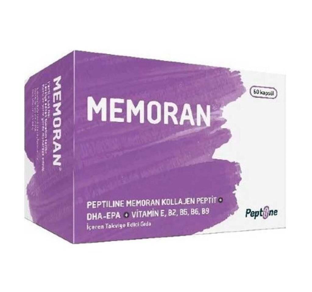 Memoran - Omega-3 & Collagen Capsules for Adults, 60 Count