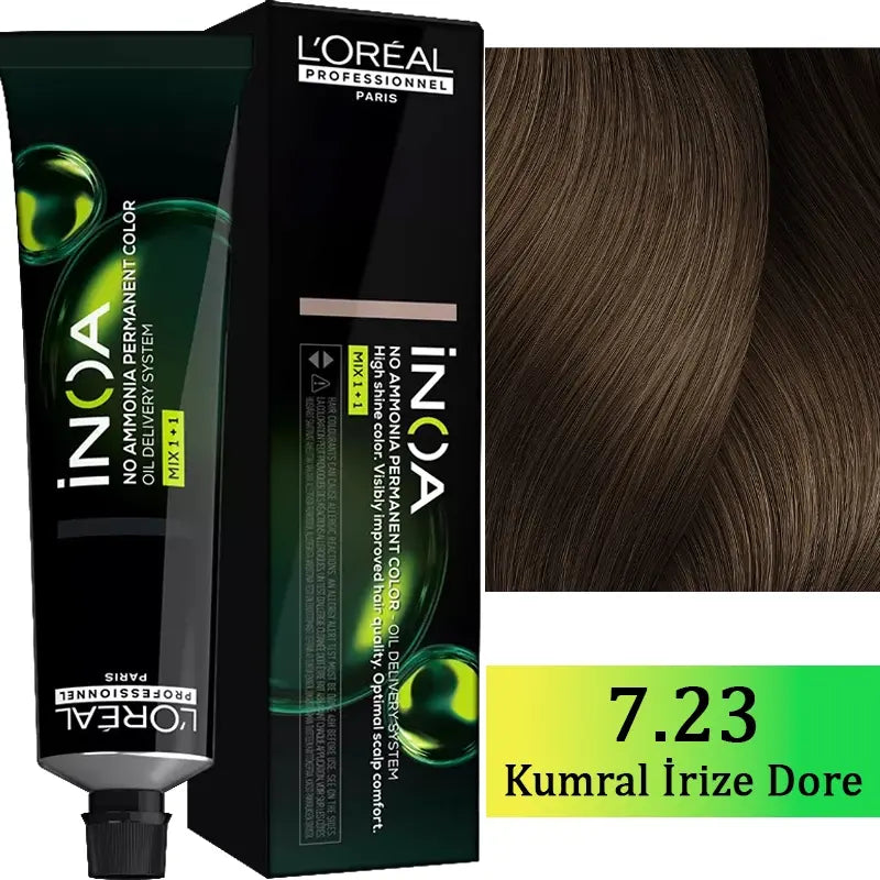 L'Oreal Professionnel Inoa Ammonia-Free Hair Color 7.23 60g