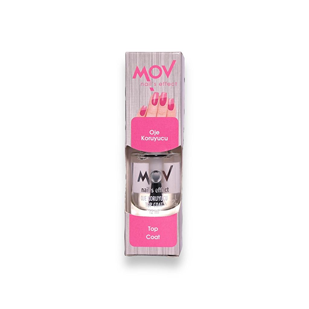 Mov Nail Polish Protector High-Shine Top Coat 12 ml