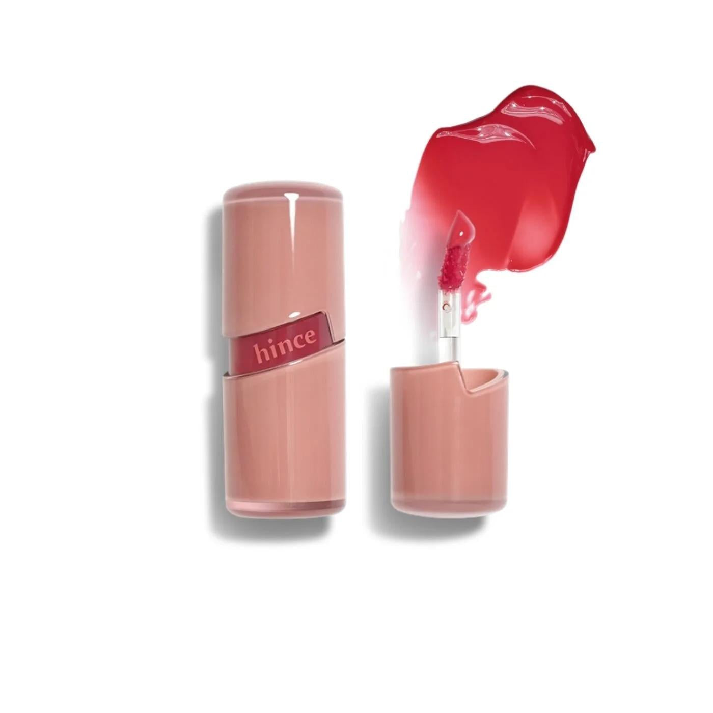 Hince Raw Glow Gel Tint R004 Fever - High-Shine Lip Stain