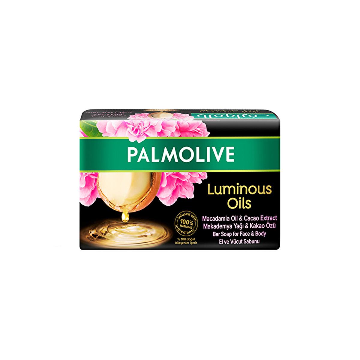 Palmolive Luminous Oils Macadamia Oil Face and Body Soap - Gentle Skincare Soap with Macadamia Oil & Fragrant Flower Essences