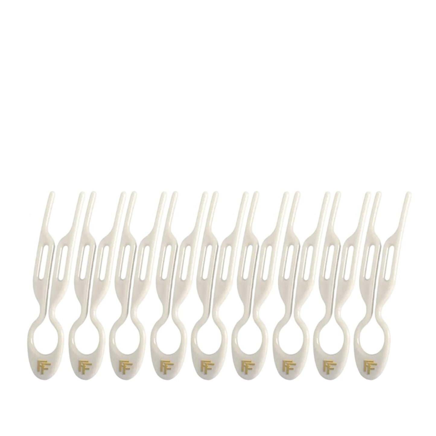 Fiona Franchimon No. 1 Hairpin Strong Hold Cream White 9 Pack