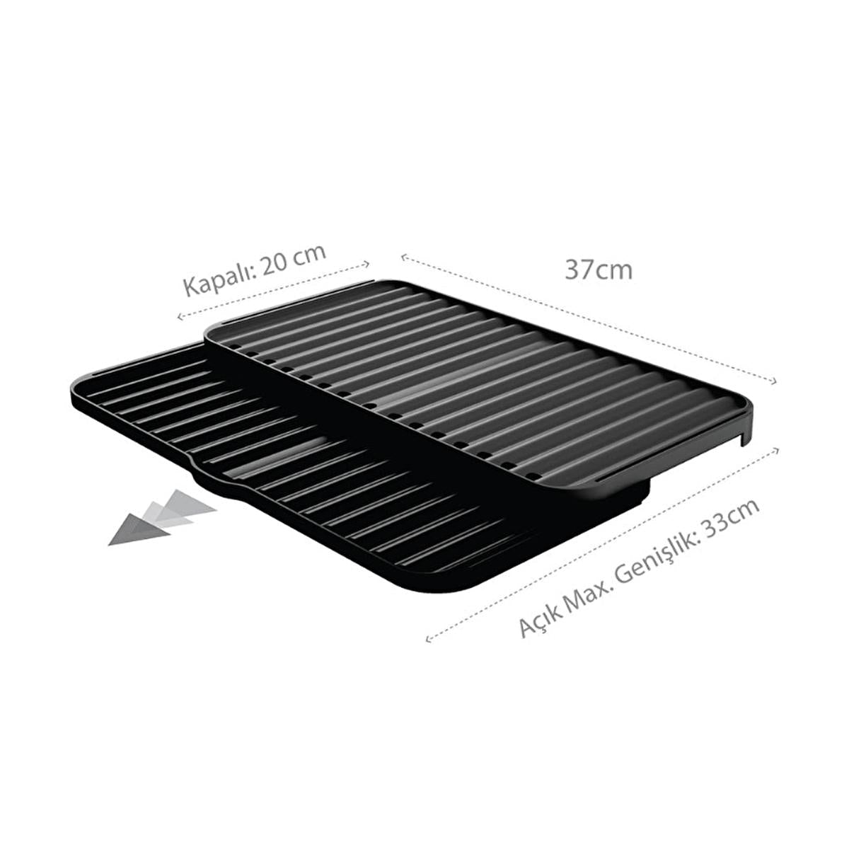 Decobella Collapsible Dish Rack - Space-Saving Kitchen Organization Solution