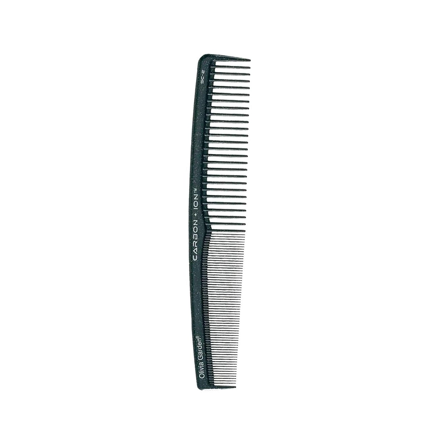 Olivia Garden Carbon + Ion Tarak SC-2: Professional Heat Resistant, Anti-Frizz Styling Comb for Smooth, Healthy Hair