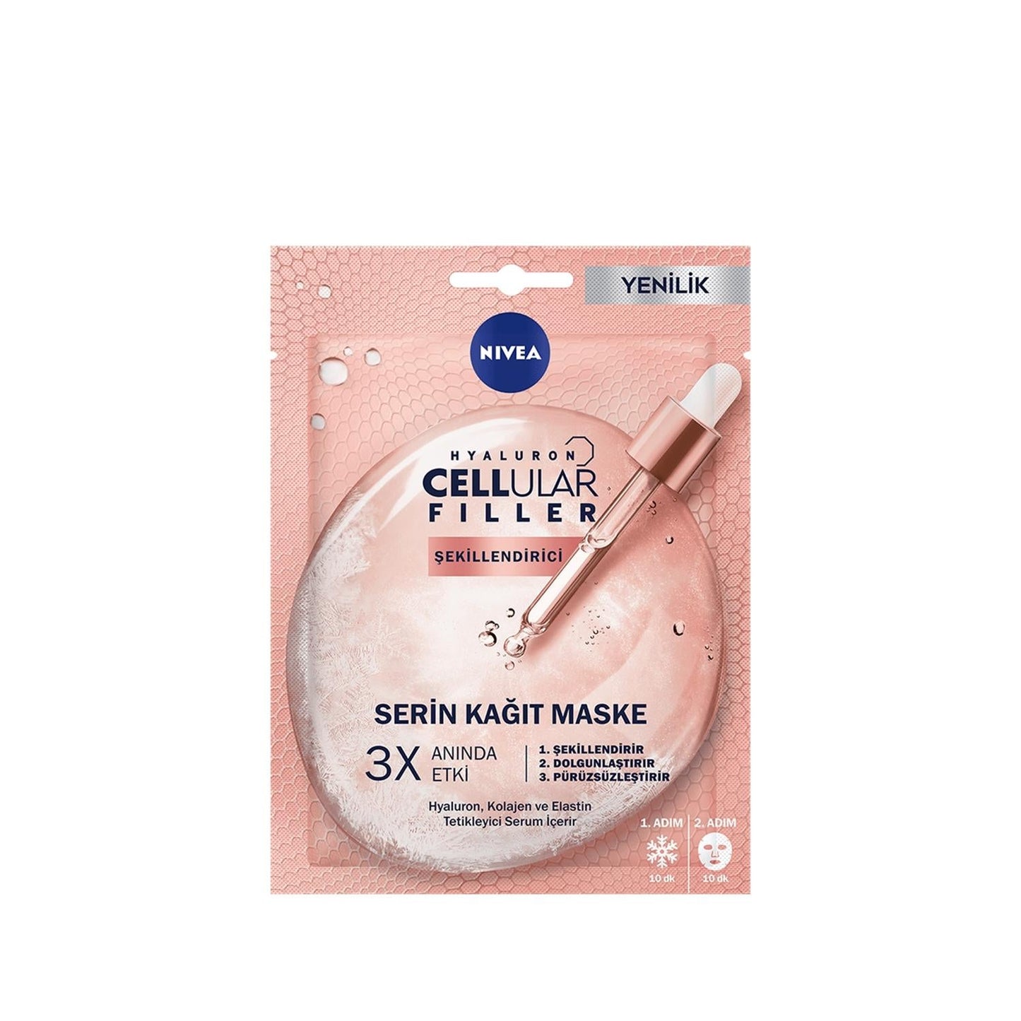 Nivea Cellular Filler Anti-Aging Face Mask with Cooling Effect - Hydrating Sheet Mask for Youthful Skin